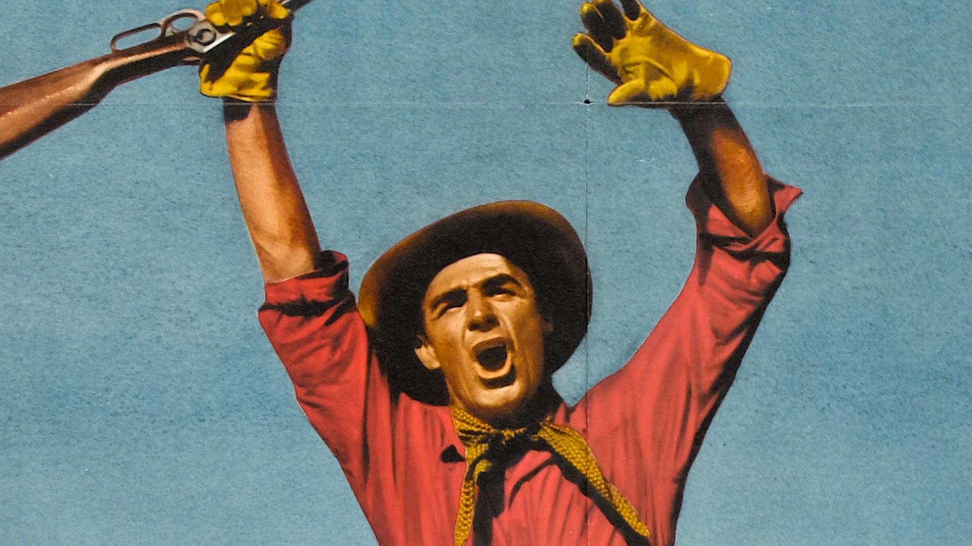 Theatrical poster for the American release of the film The Tall T (1957).
