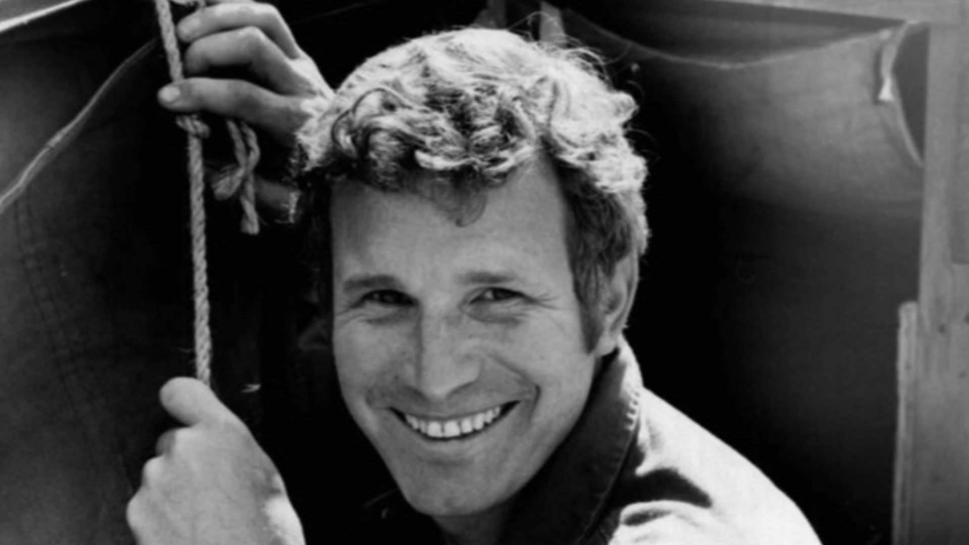 Photo of Wayne Rogers as Trapper John from the premiere of the television program M*A*S*H.
