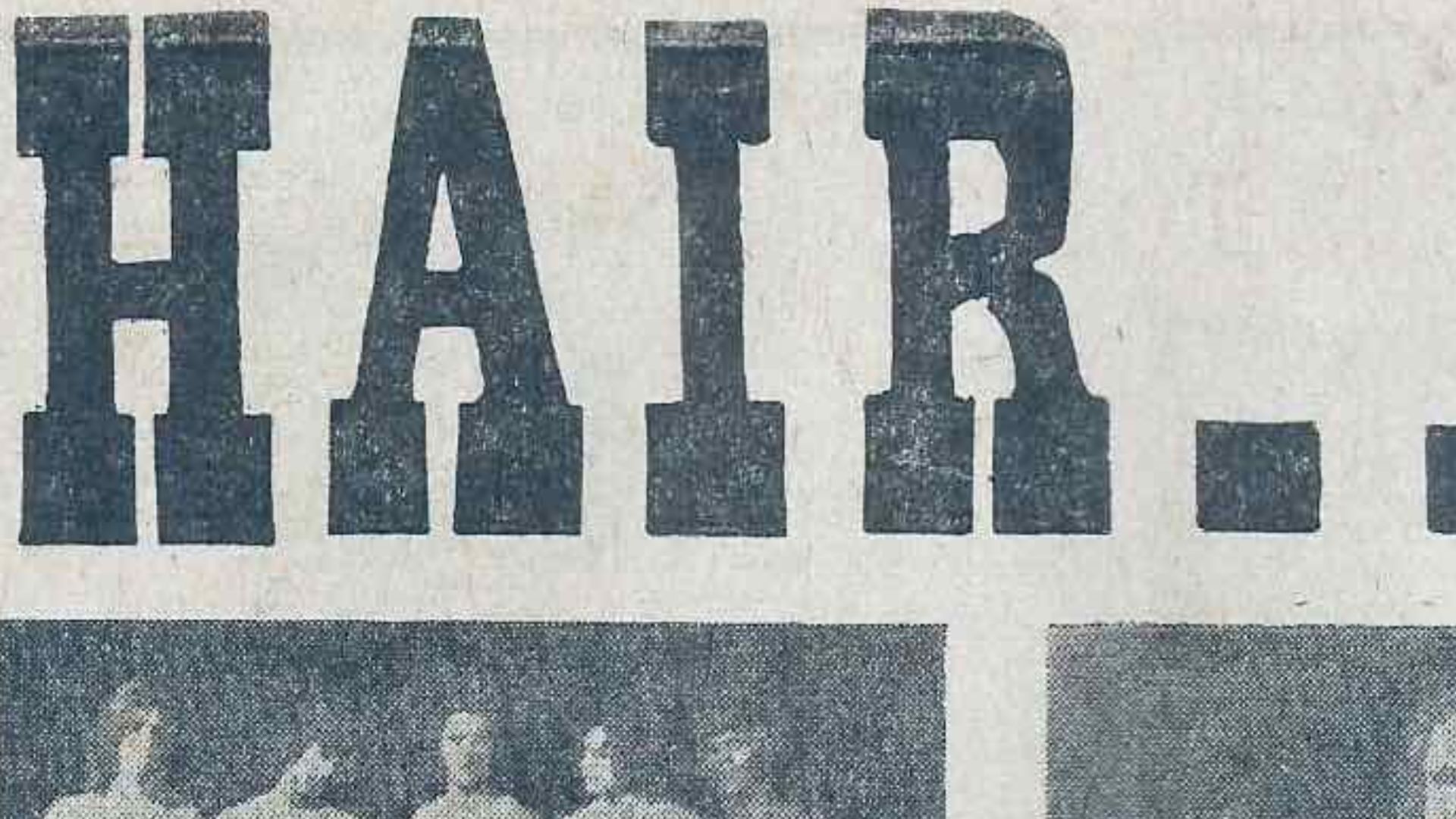 Hair Broadway dalam majalah Aktuil edisi 052 tahun 1970