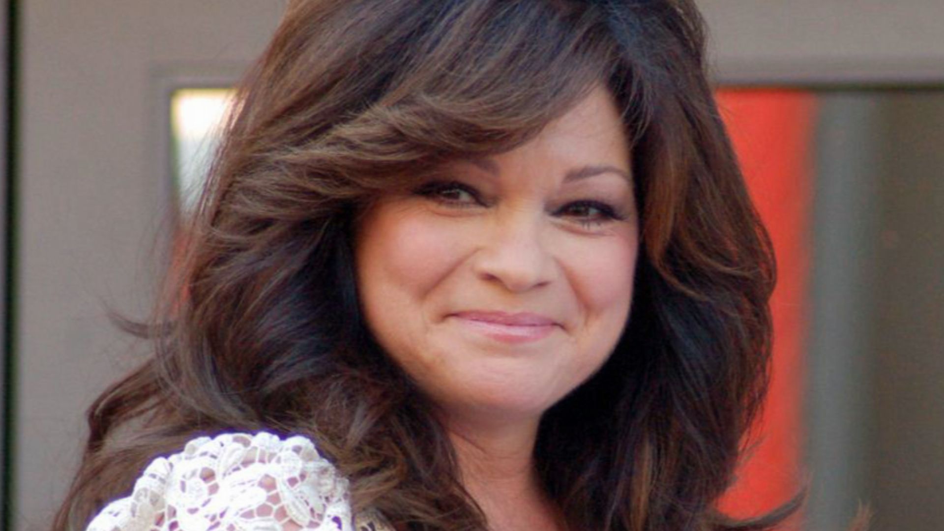 Valerie Bertinelli at a ceremony to receive a star on the Hollywood Walk of Fame.