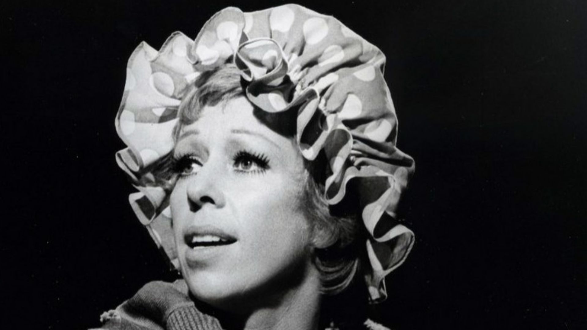 Photo of Carol Burnett as the charwoman character from the television program The Carol Burnett Show.