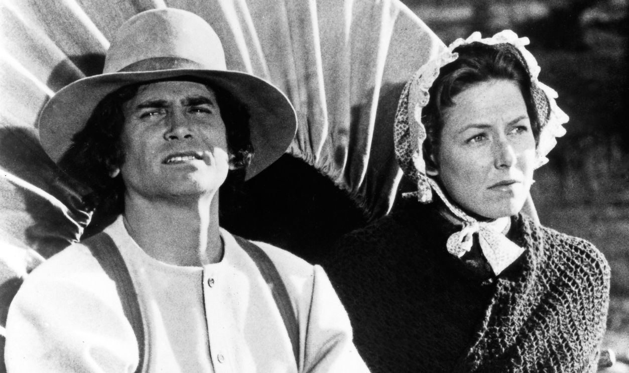 Getty Images - 1262785089 - Little House On The Prairie, Michael Landon, Karen Grassle.