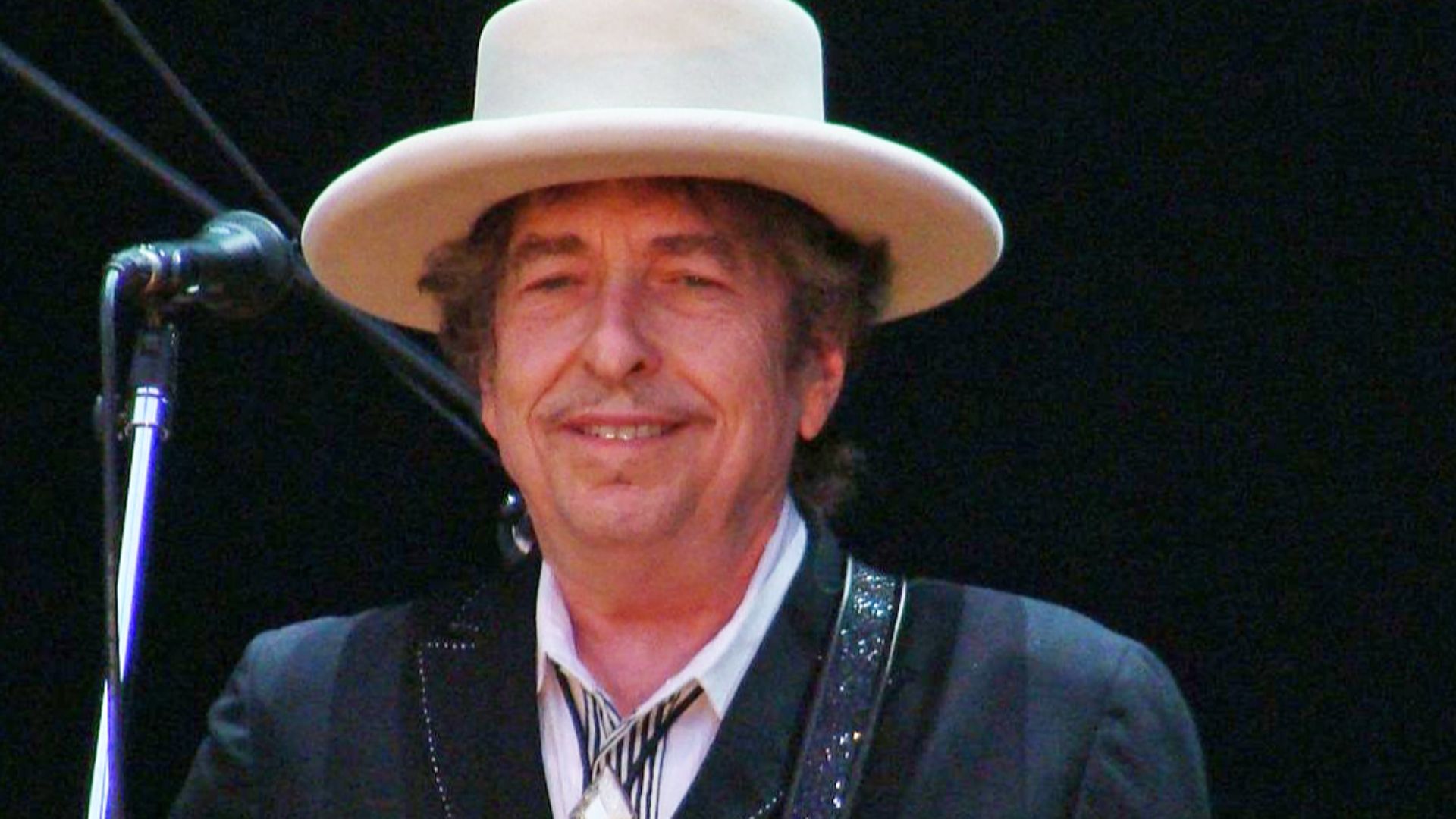 Bob Dylan, en una actuación en Vitoria-Gasteiz, en el Azkena Rock Festival.