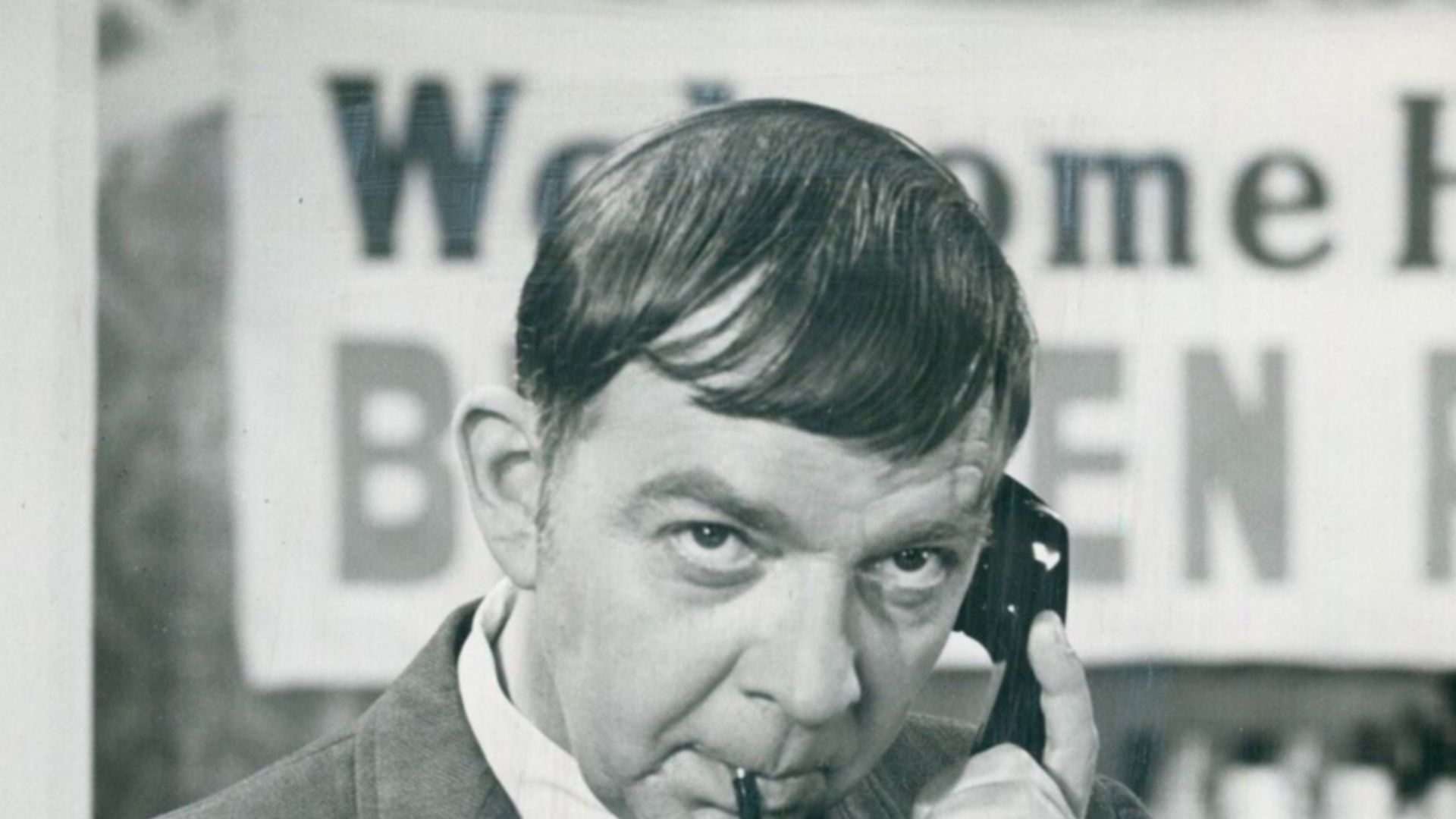 Photo of Woodrow Parfrey as Braden Pyle, Goober Pyle's brother from the television program Mayberry R.F.D..