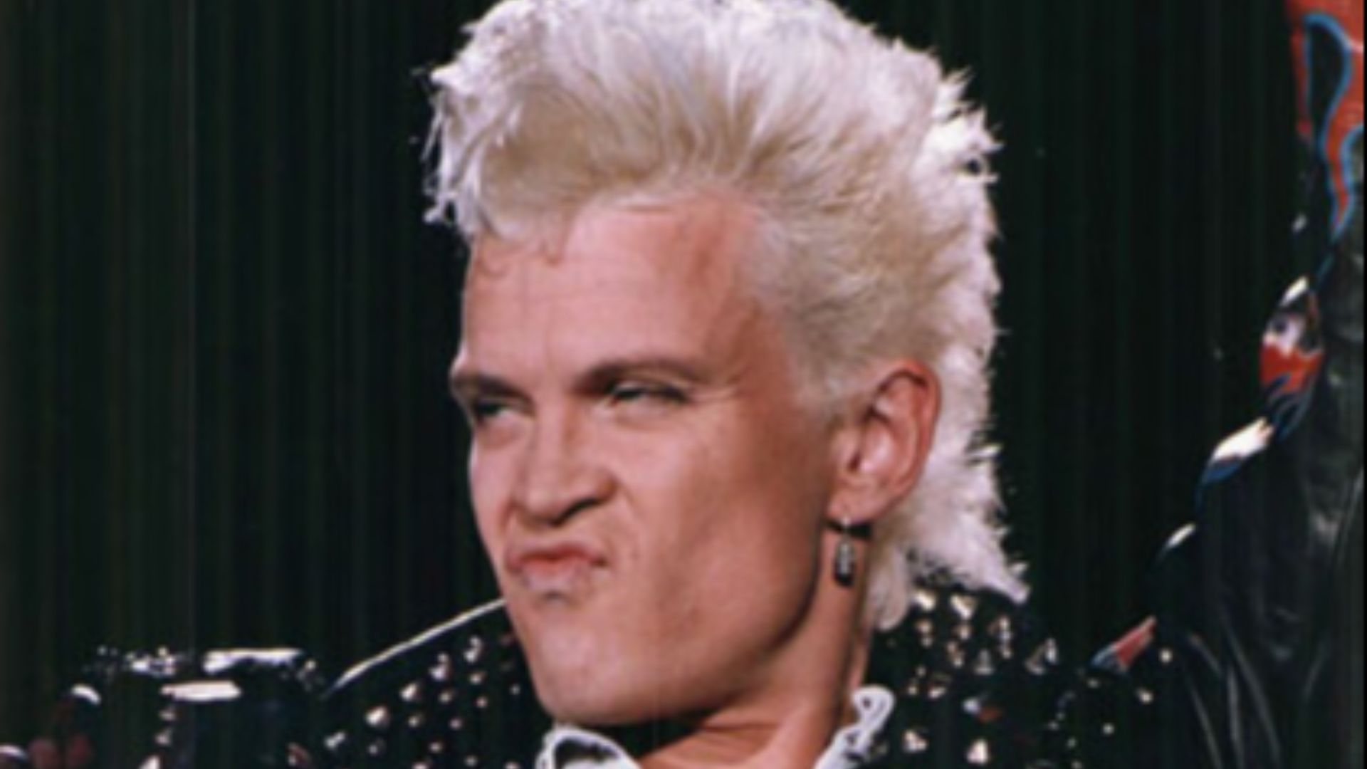 A photo of Billy Idol taken during the Cradle of Love Tour