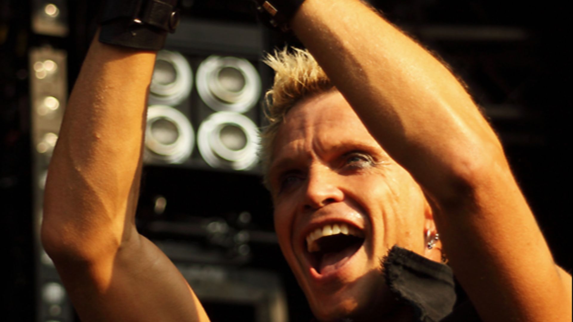 Billy Idol at Bospop festival, Weert, the Netherlands, 2010-07-11