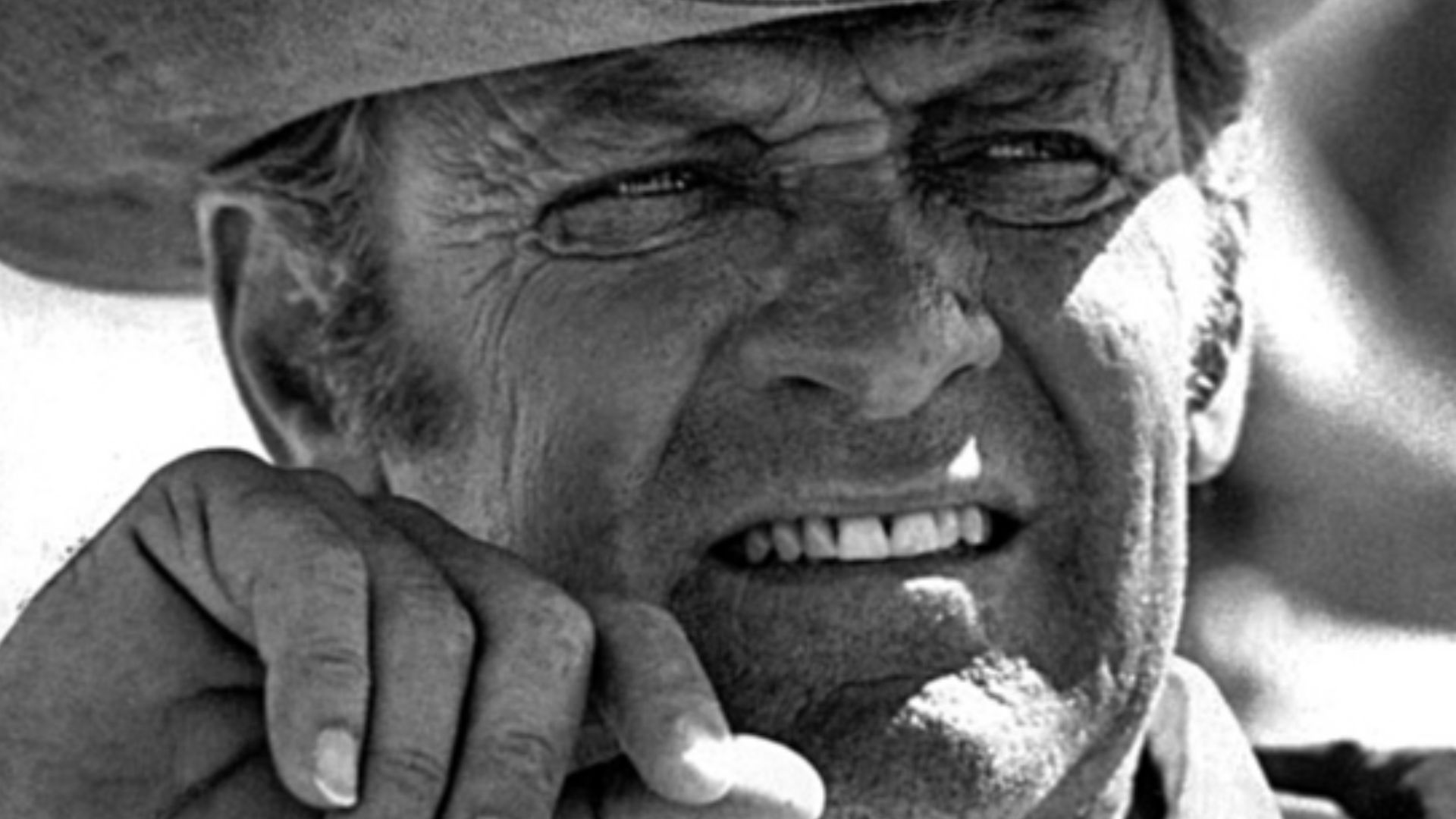 Studio publicity still of actor William Holden. No markings on back and no back image shown. Image likely from film The Revengers (1972).