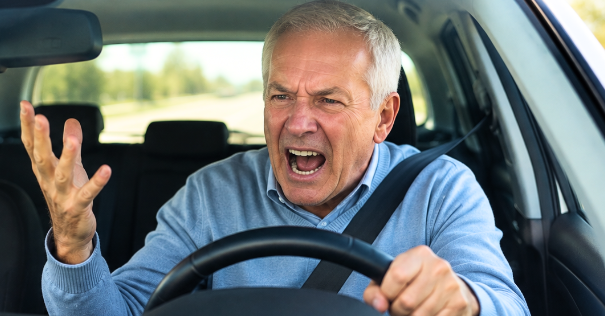 Driver Angry At Navigation System