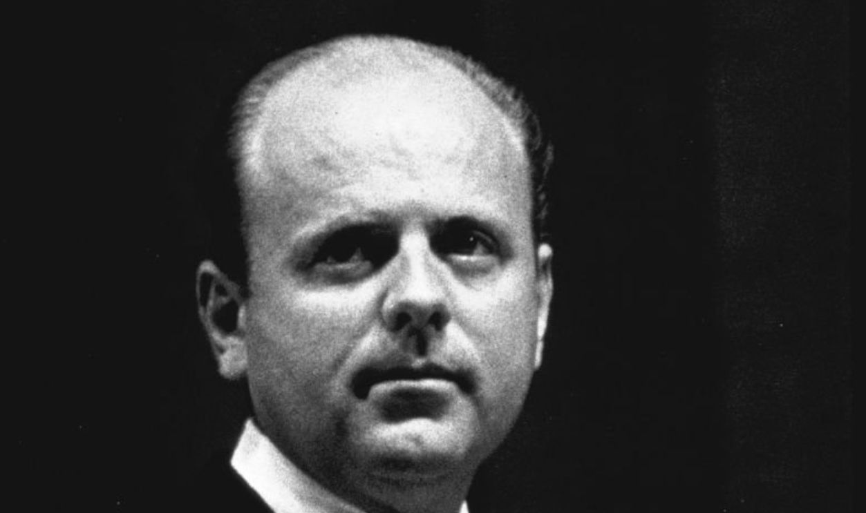 Actor Dick Van Patten in a scene fron the stage play Don't Drink the Water.