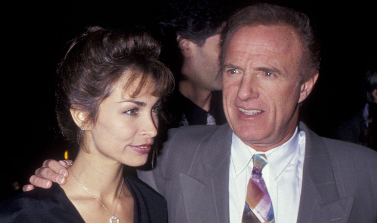 Actor James Caan and Ingrid Hajek attend the premiere of 