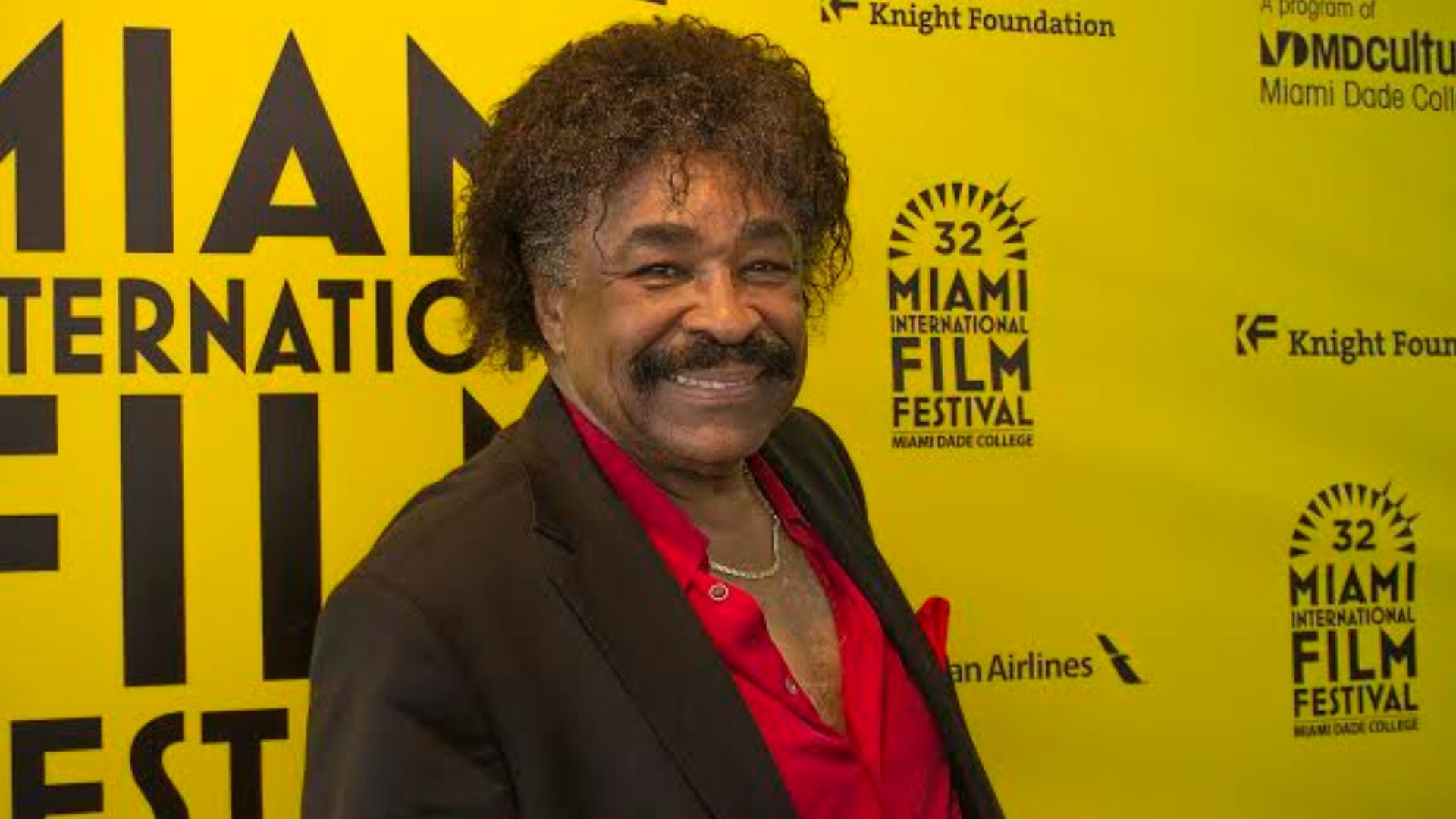 George McCrae at the Miami Film Festival presentation of The Record Man