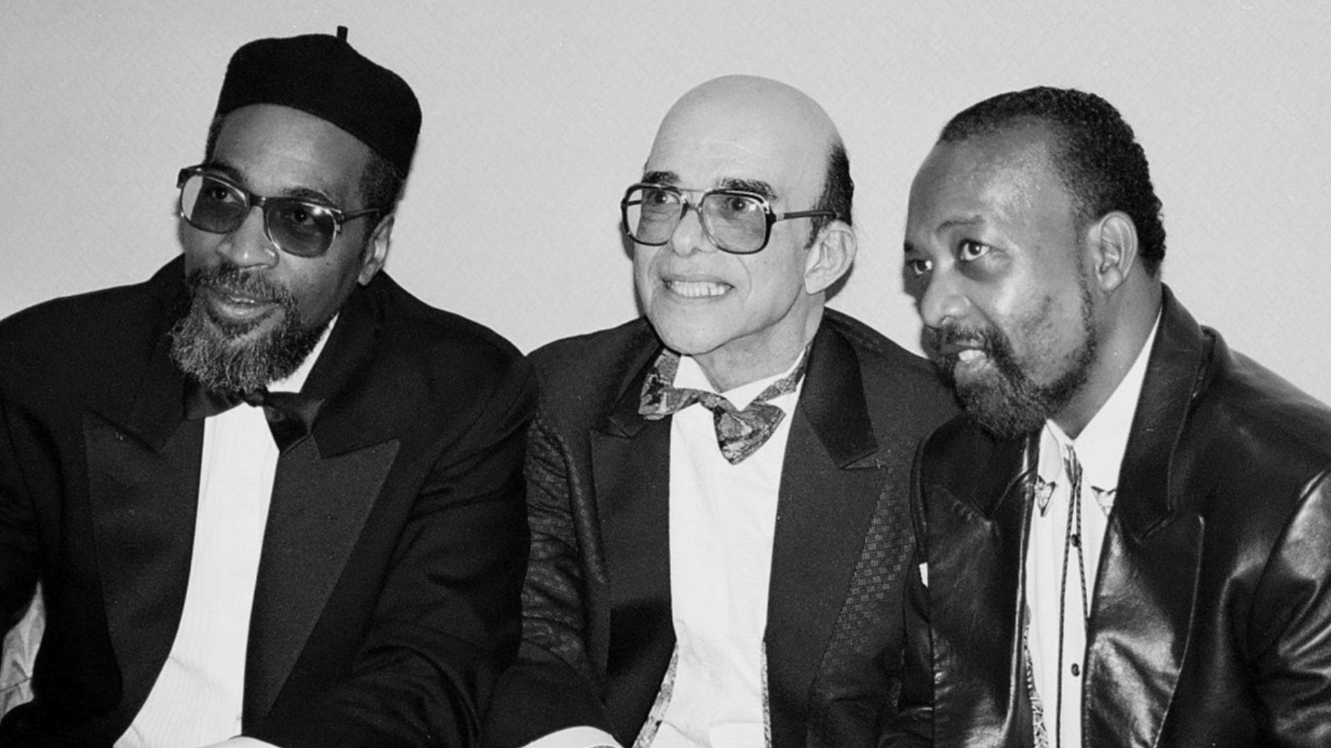Famed songwriters Kenny Gamble (left) and Leon Huff (right) with philanthropist Percy Sutton in between. From Wash D.C.  1995