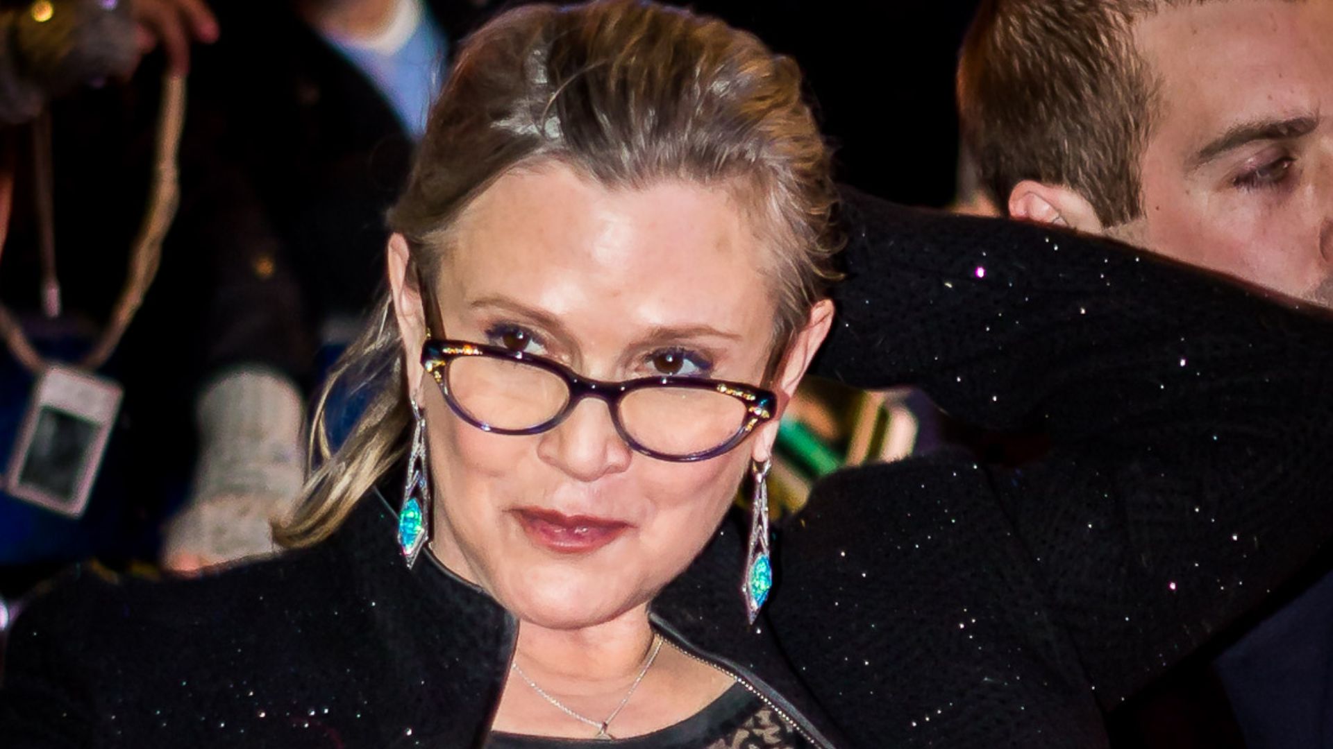 Carrie Fisher at the European Film Premiere of