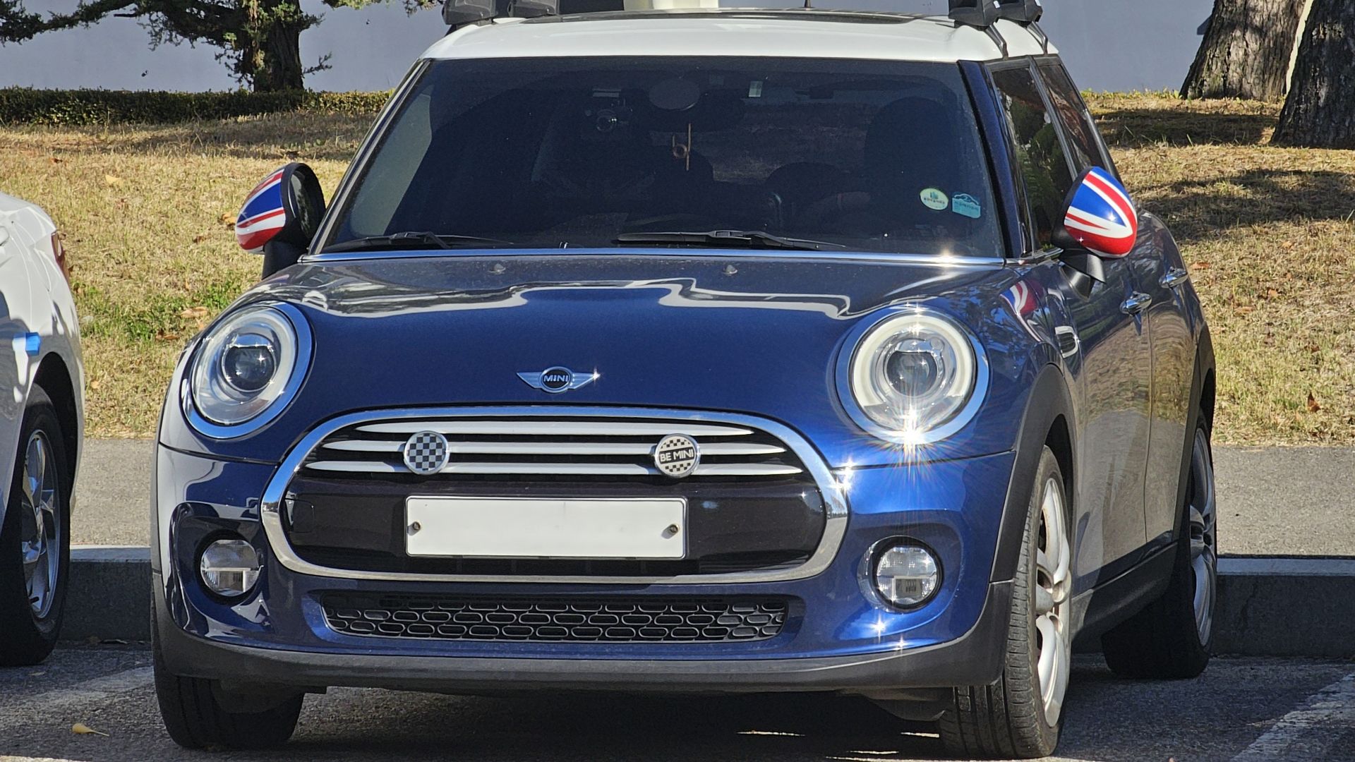 Starlight Blue MINI F55 Hatch Cooper D hatchback.