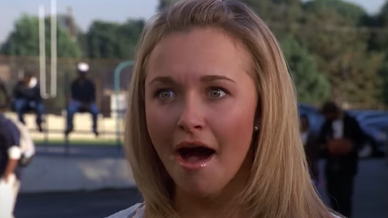 Screenshot: Hayden Panettiere looking surprised - From  Bring It On All Or Nothing (2006)
