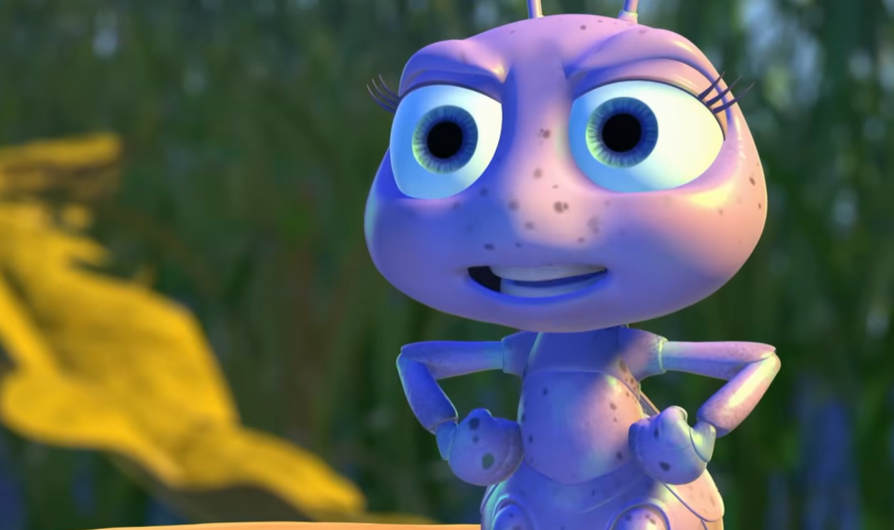 Screenshot from A Bug’s Life, Pixar Animation Studios (1998)