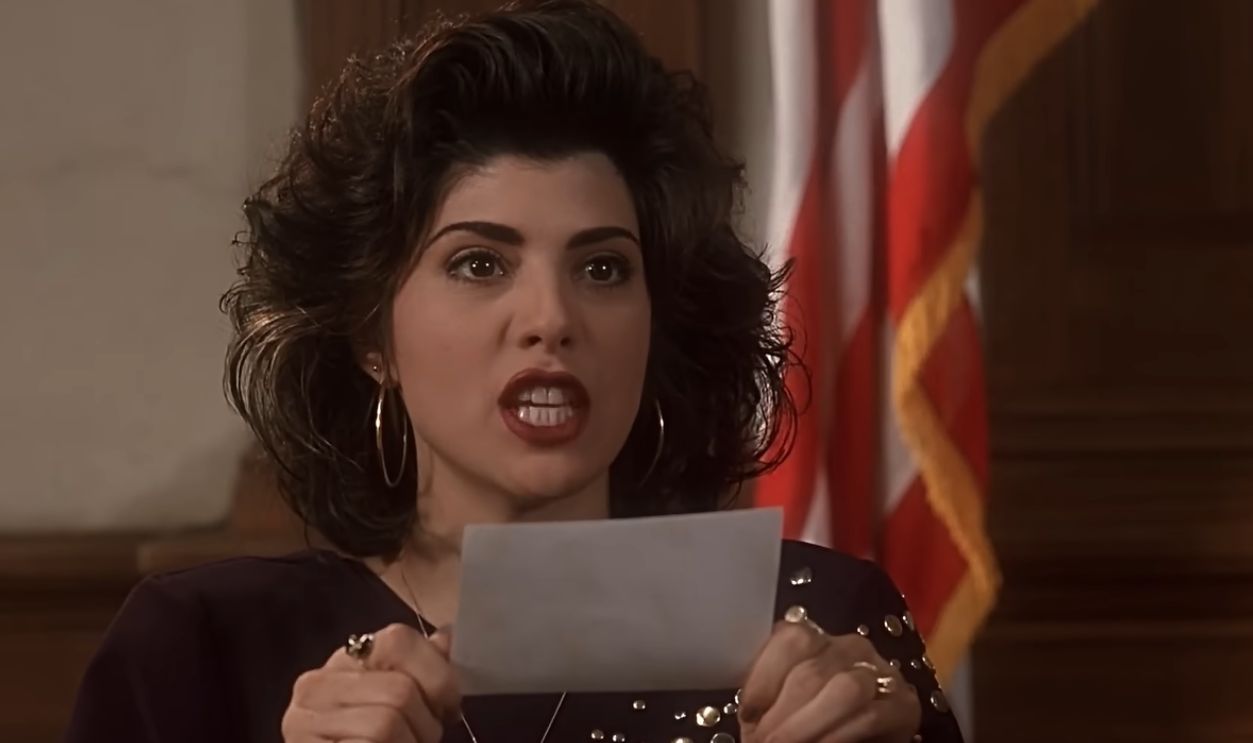 Screenshot from My Cousin Vinny, 20th Century Fox (1992)