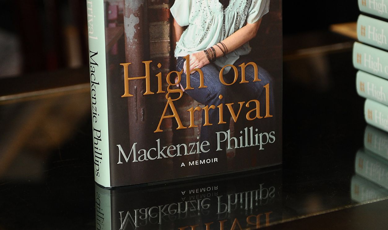 WEST HOLLYWOOD, CA - OCTOBER 25: Mackenzie Phillips signs copies of "High on Arrival" at Book Soup on October 25, 2009 in West Hollywood, California.