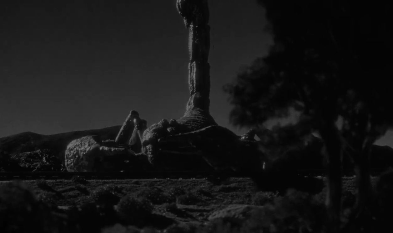 Screenshot from The Black Scorpion, Warner Bros. Pictures (1957)
