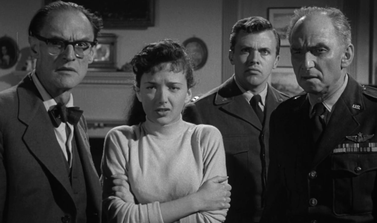 Screenshot from Fiend Without a Face, MGM (1958)