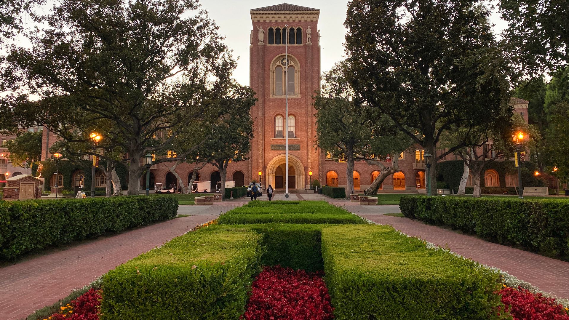 Bovard Auditorium on the campus of the University of Southern California.