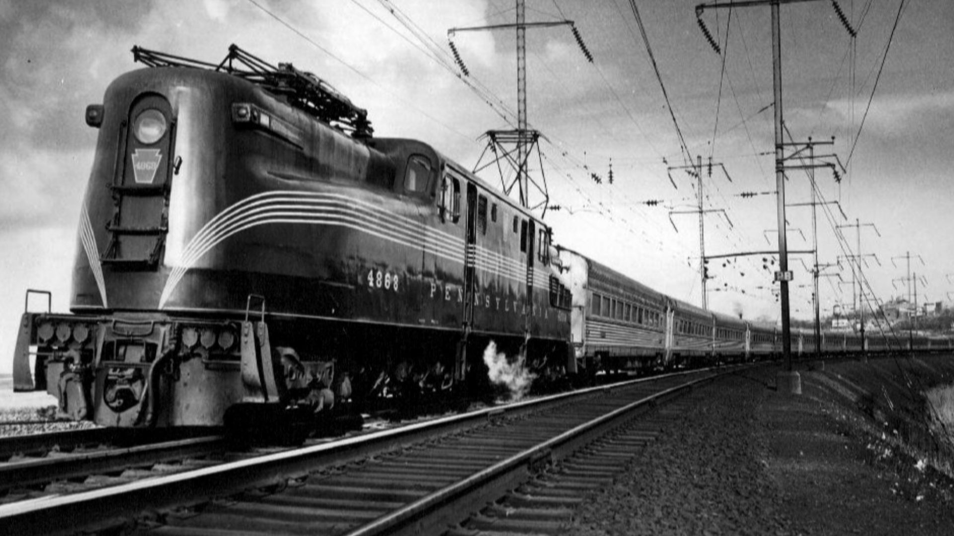 Photo of the Pennsylvania Railroad train
