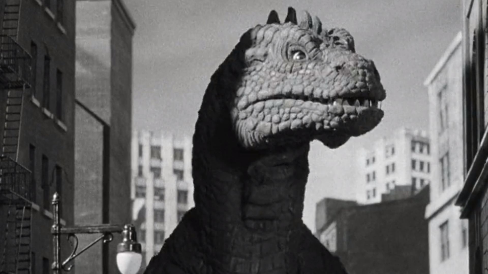 The Rhedosaurus in The Beast from 20,000 Fathoms (1953).