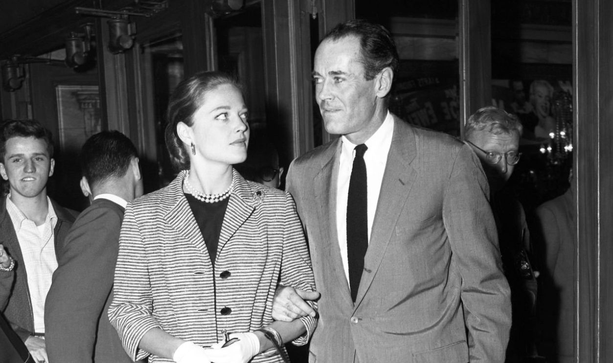 Mr. and Mrs. Henry Fonda, the former Susan Blanchard.