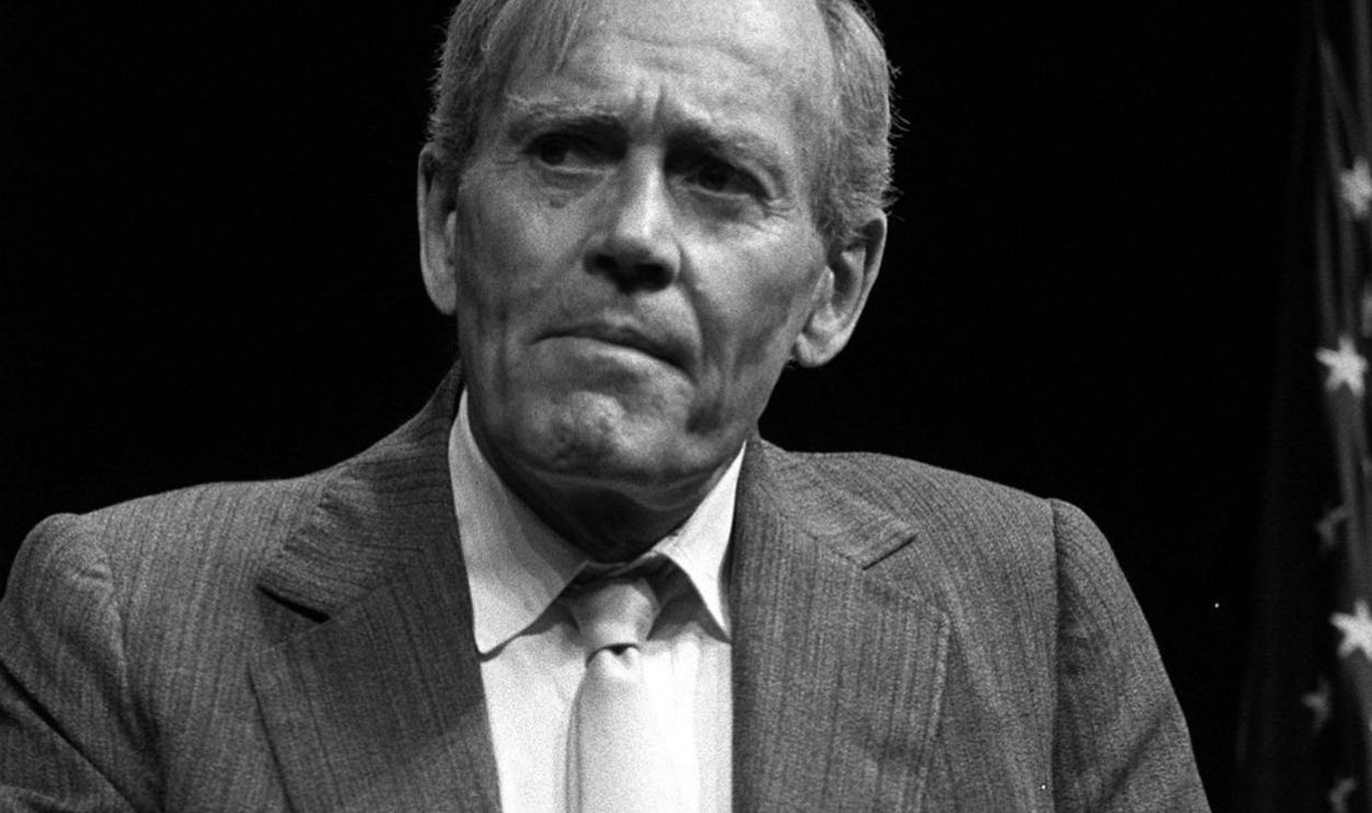 Actor Henry Fonda, who won his first Oscar in 1982 for the film