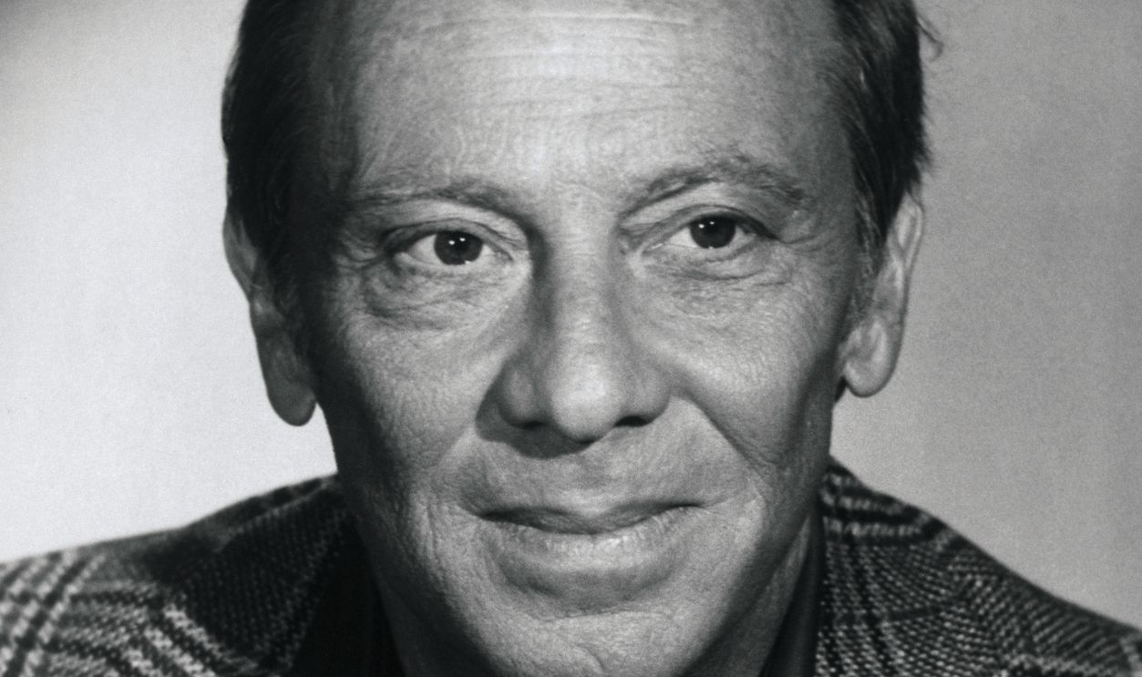 Getty Images - 515108260 - Norman Fell stars as dress manufacturer Nathan Davidson in Needles and Pins, a comedy series premiering on the NBC Television Network. Close-up shot of Norman Fell.