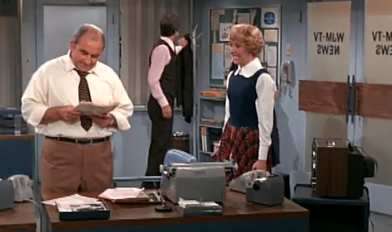 Screenshot from The Mary Tyler Moore Show, CBS (1970–1977)