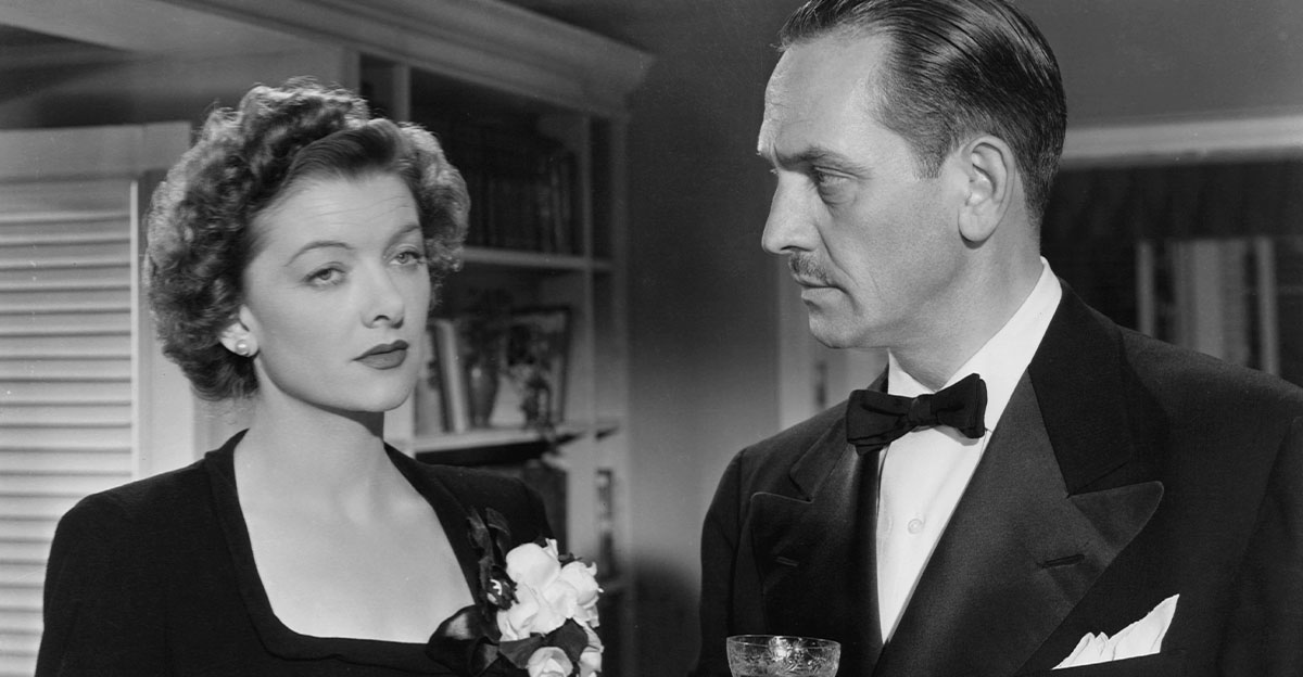 Myrna Loy and Fredric March in the classic film 'The Best Years Of Our Lives', 1946.