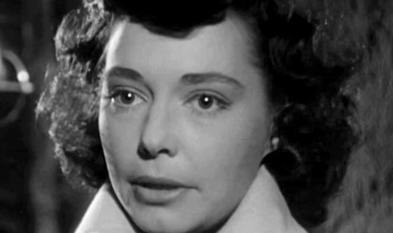 Margaret Field in the American film The Man from Planet X (1951) - trailer (cropped screenshot)