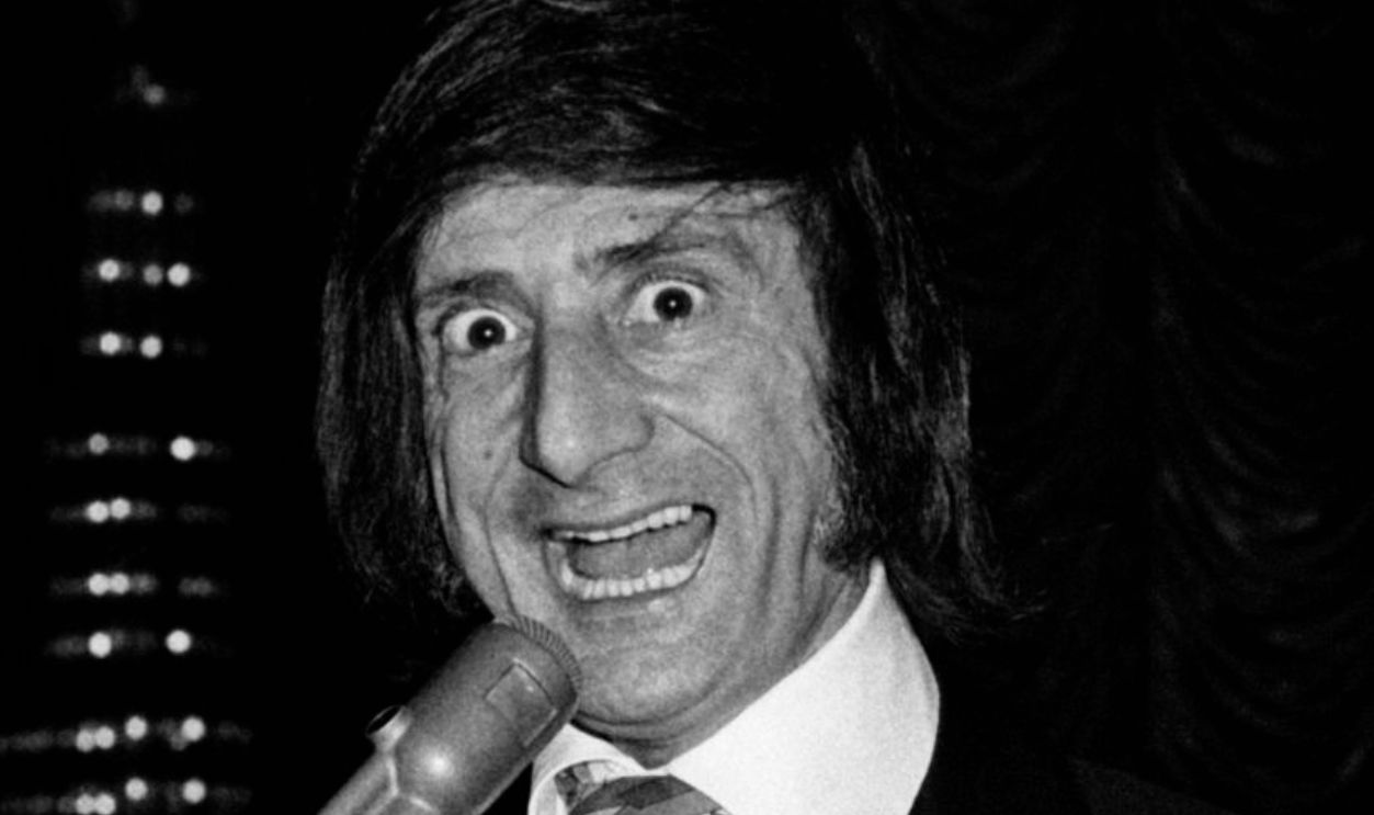Actor Charlie Callas performing at Charlie Callas Opening on December 17, 1972 at the Americana Hotel in New York City. (Photo by Ron Galella/Ron Galella Collection via Getty Images)