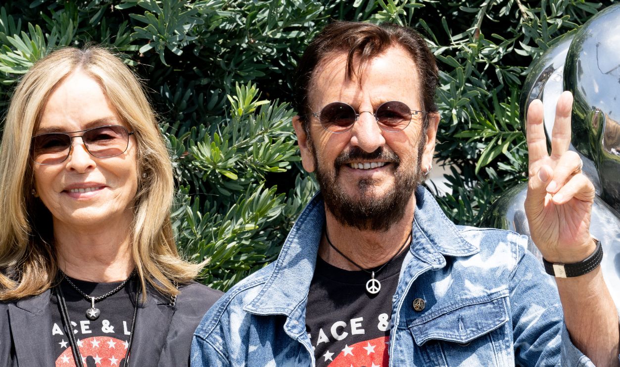 Barbara Bach and Ringo Starr at Ringo Starr's Annual Peace & Love Birthday Celebration held on July 7, 2023 in Beverly Hills, California.