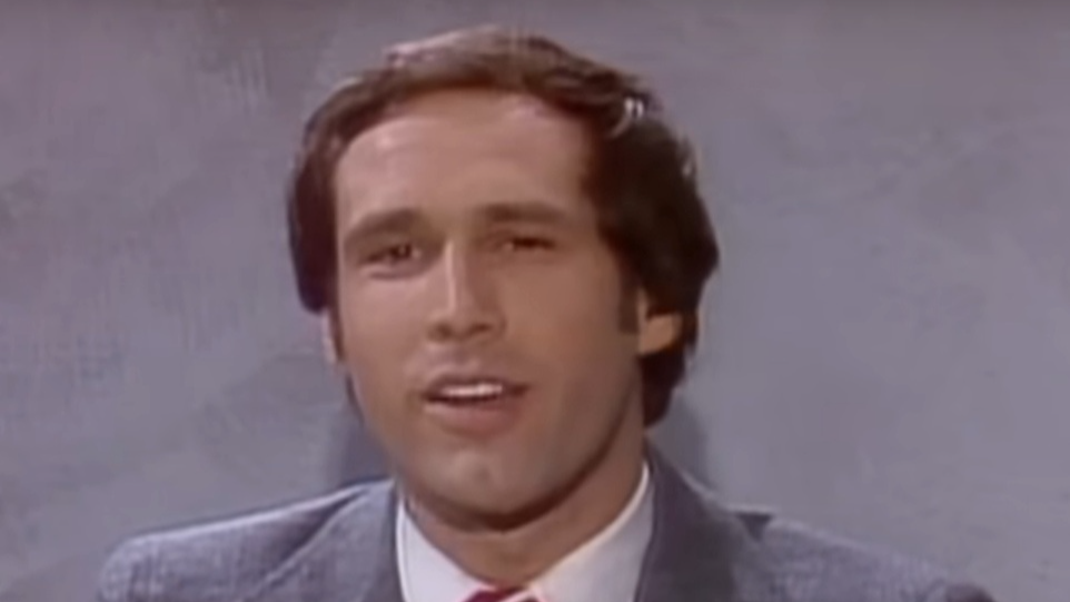 A visually captivating still taken from a pivotal moment in variety show Saturday Night Live (1975-)