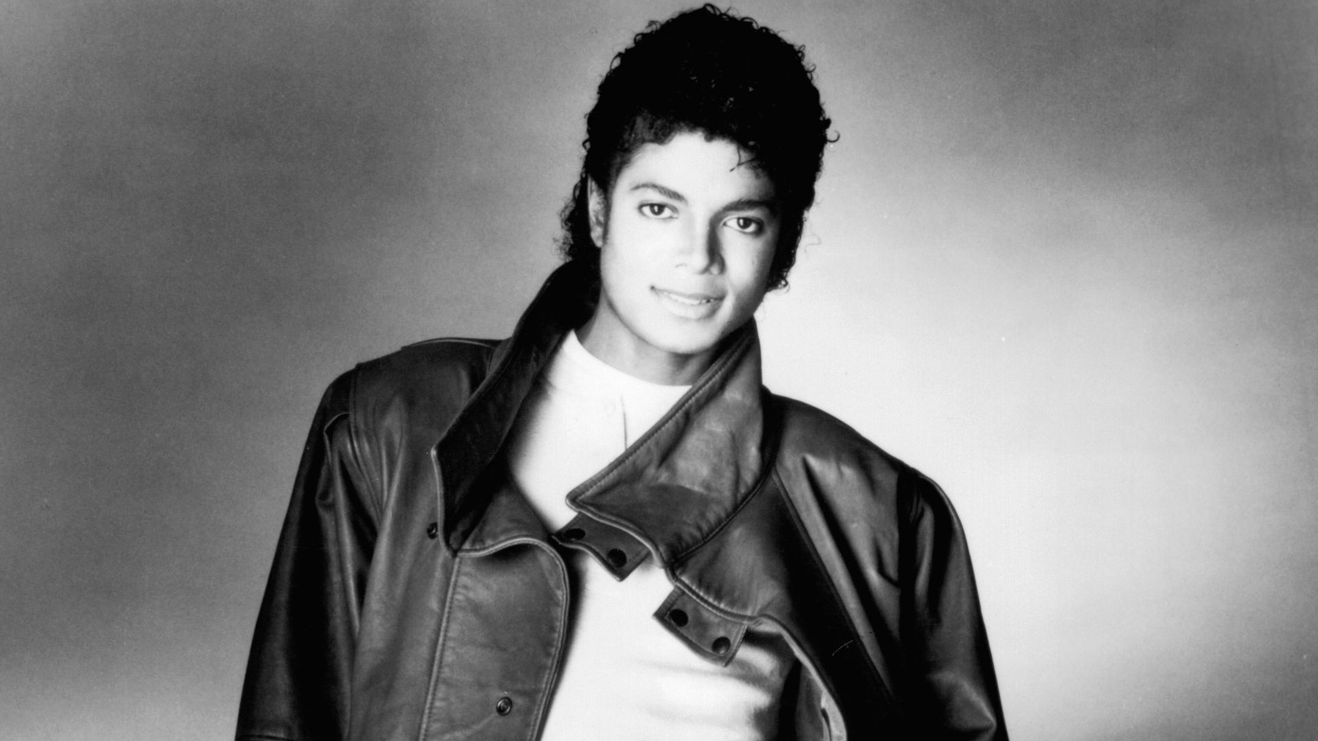 Michael Jackson in a press photo dated to 1983.