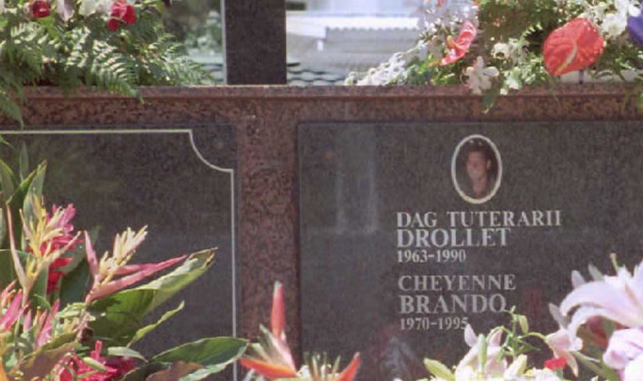 Photo taken 19 April shows the crypt of US actor M