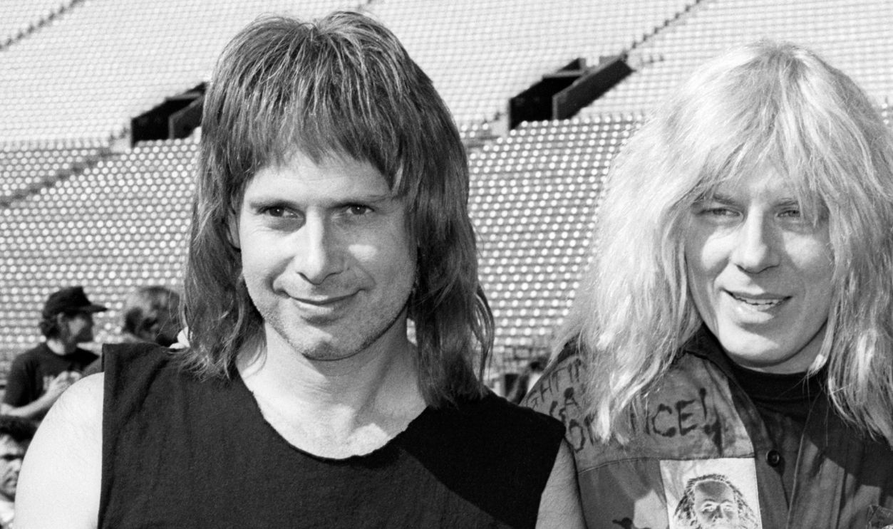 merican-British screenwriter, composer, musician, director, actor, and comedian Christopher Guest, American actor, comedian, screenwriter, and musician Michael McKean and American actor, voice actor, comedian, writer, musician, radio host, director and producer Harry Shearer of the spoof band Spinal Tap pose for a portrait on October 31, 1991 in Los Angeles, California