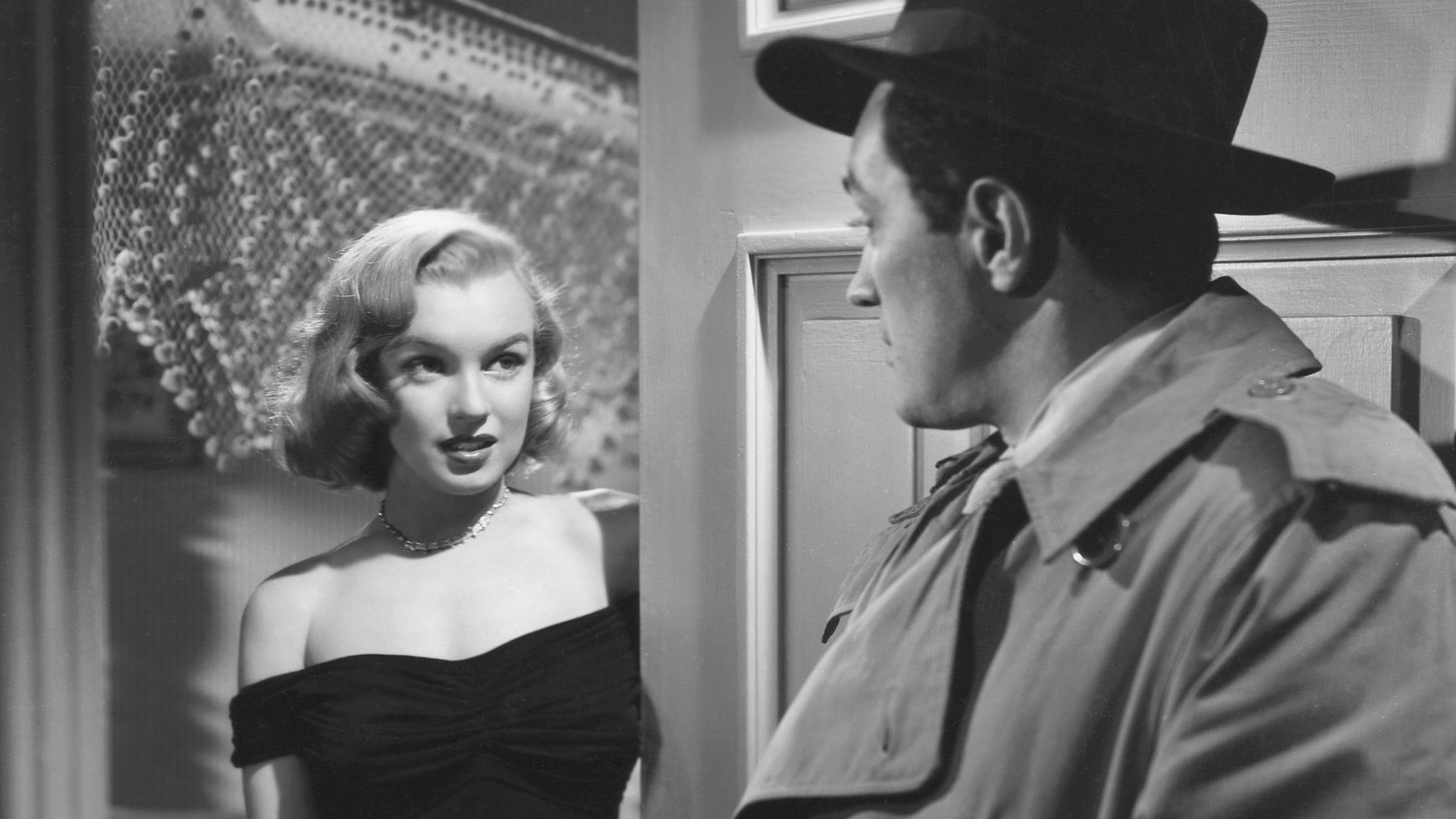 Photo of Marilyn Monroe in the Asphalt Jungle from the May 1961 issue of TV-Radio Mirror.
Note this is a larger, better quality copy of the photo seen on Radio-Tv Mirror page 20.
A renewal search was done at copyright.gov using the title Radio-TV Mirror. 
