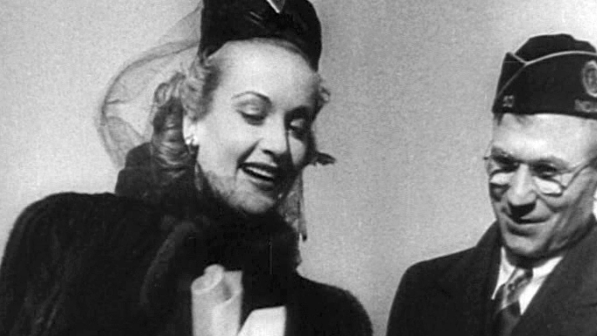 Screenshot of Carole Lombard, January 15, 1942 during a war bonds tour in Indianapolis