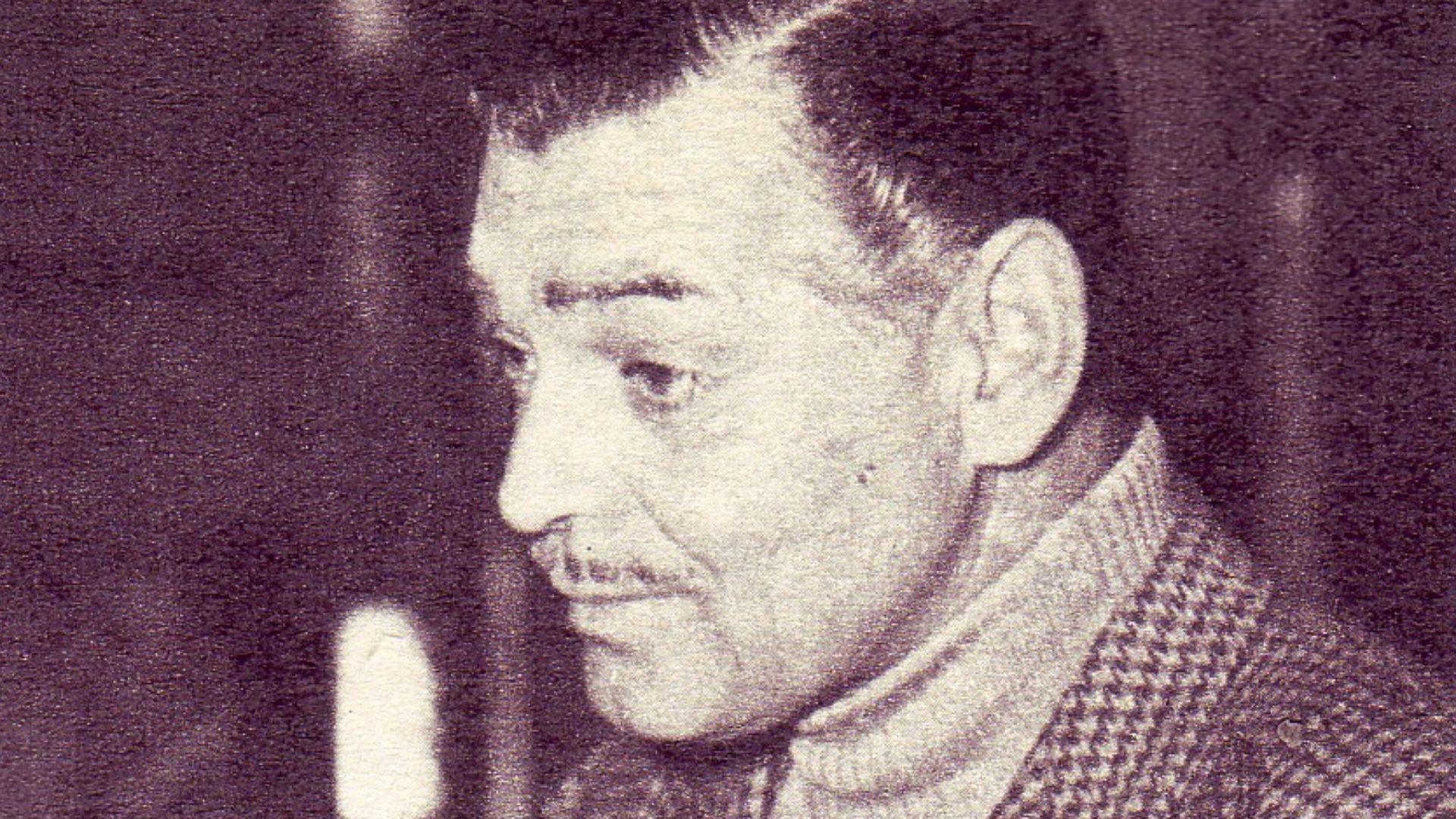 Clark Gable fotografato a Villa d'Este (Cernobbio)