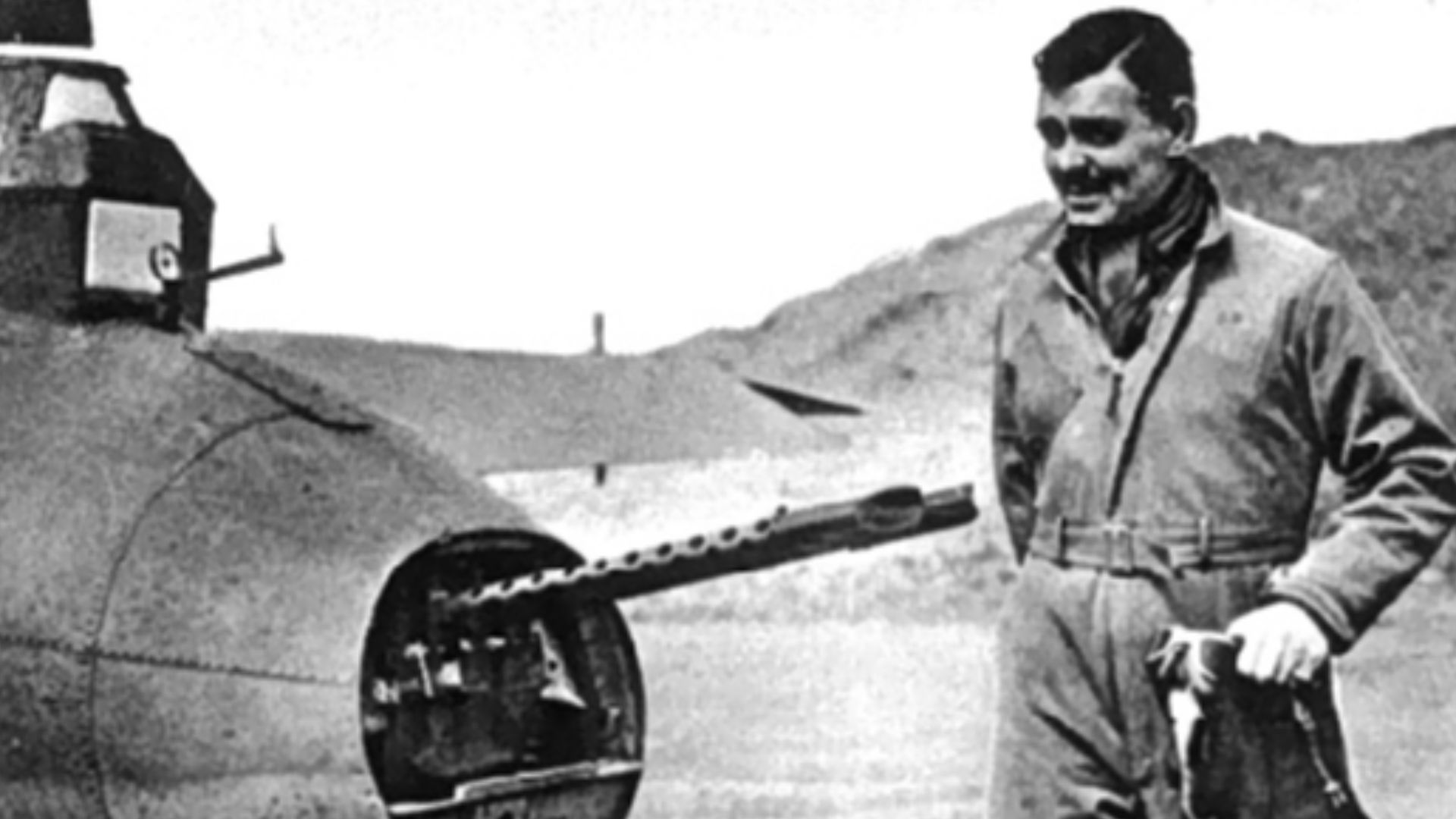 Clark Gable with 8th AF in Britain, ILN 1943/06/12
Quelle: http://history.acusd.edu/cdr2/WW2Pics2/82624.jpg

Public Domain