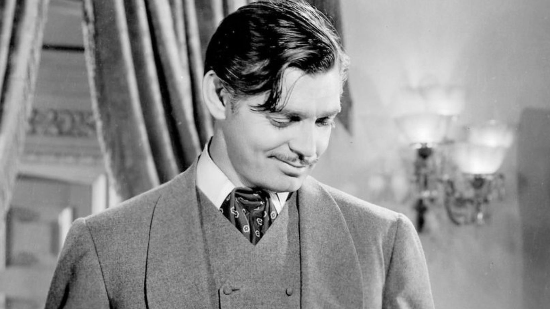 Clark Gable and Ona Munson in Gone with the Wind (1939).
