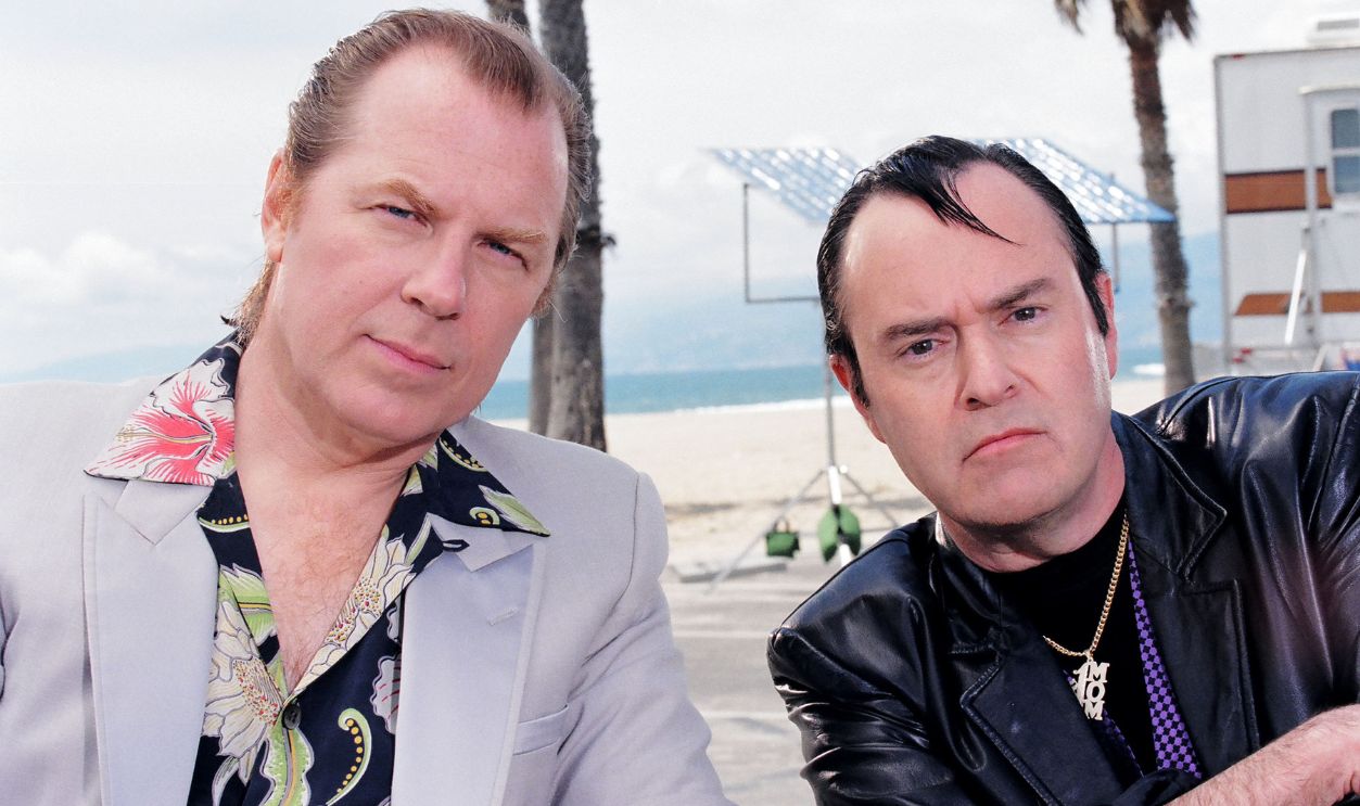 Michael McKean and David Lander during Penny Marshall Reunion with Special Friends at Venice Beach in Venice, California.