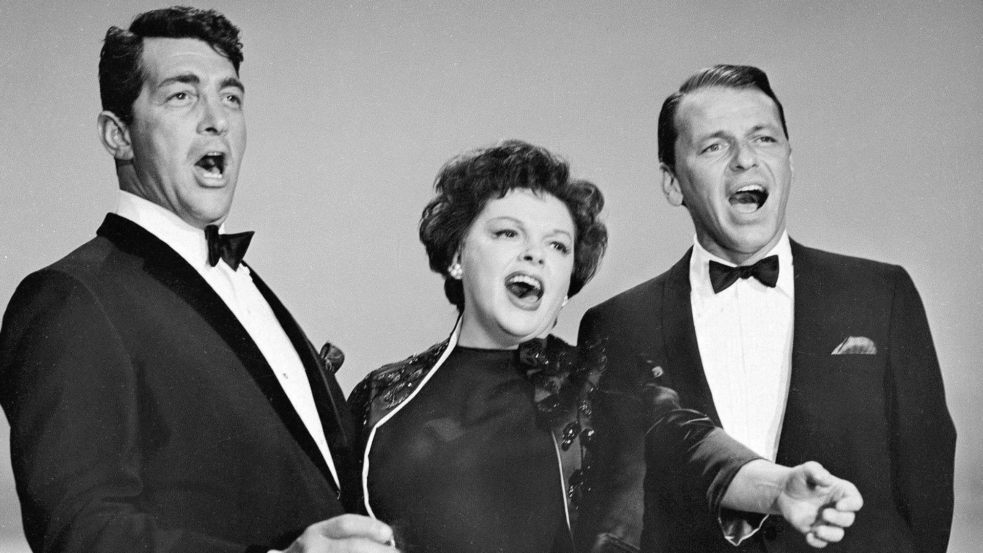 Photo of Dean Martin, Judy Garland and Frank Sinatra performing on The Judy Garland Show in 1962. This was a stand-alone special originally broadcast Feb. 25, 1962. It was not an episode of Garland's subsequent 1963-64 TV series.