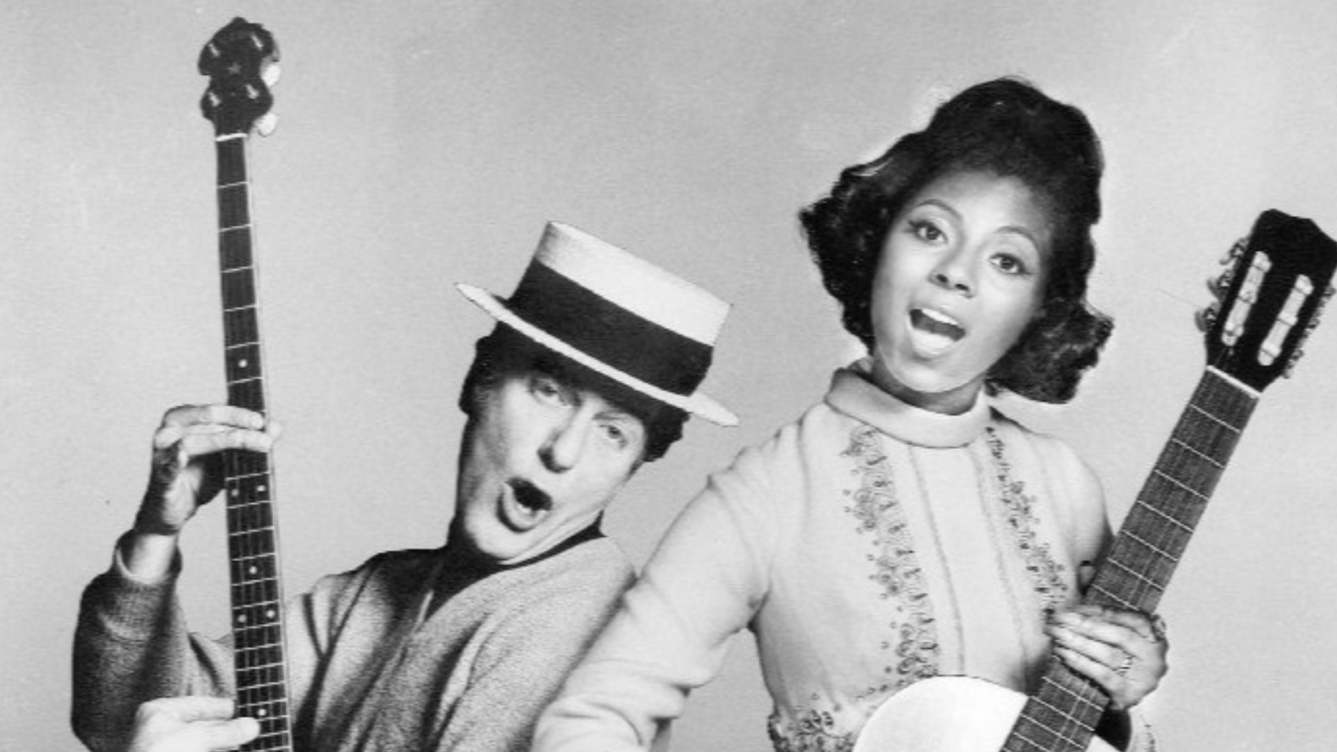Photo of Dick Van Dyke and Leslie Uggams from The Leslie Uggams Show.