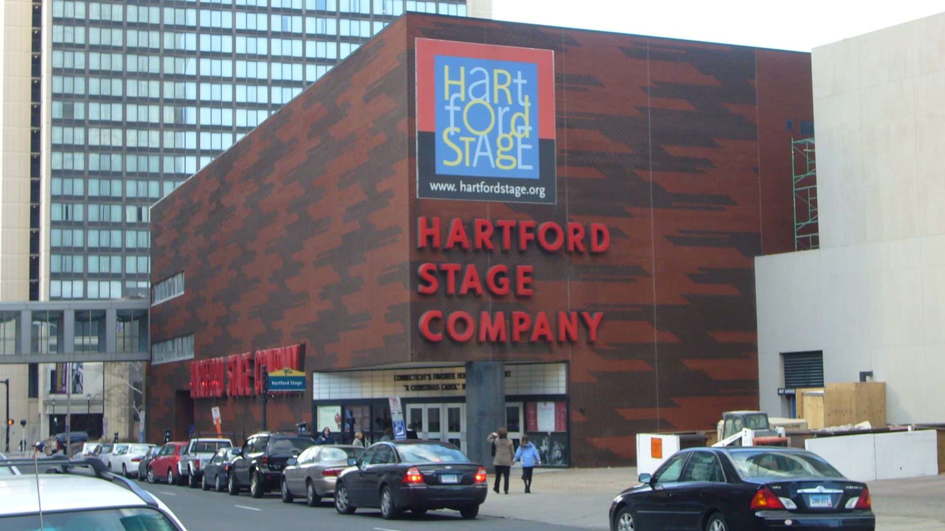 Hartford Stage Company, Hartford, CT, USA. Exterior of building