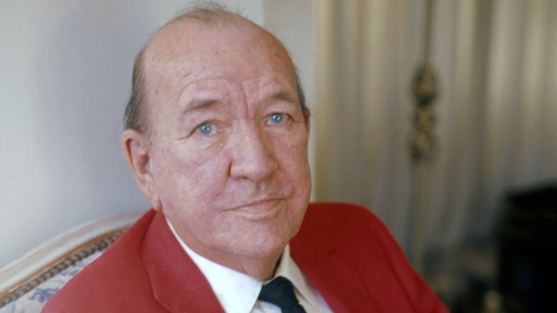 Sir Noel Coward taken at his home in Les Avants Switzerland. His last sitting.