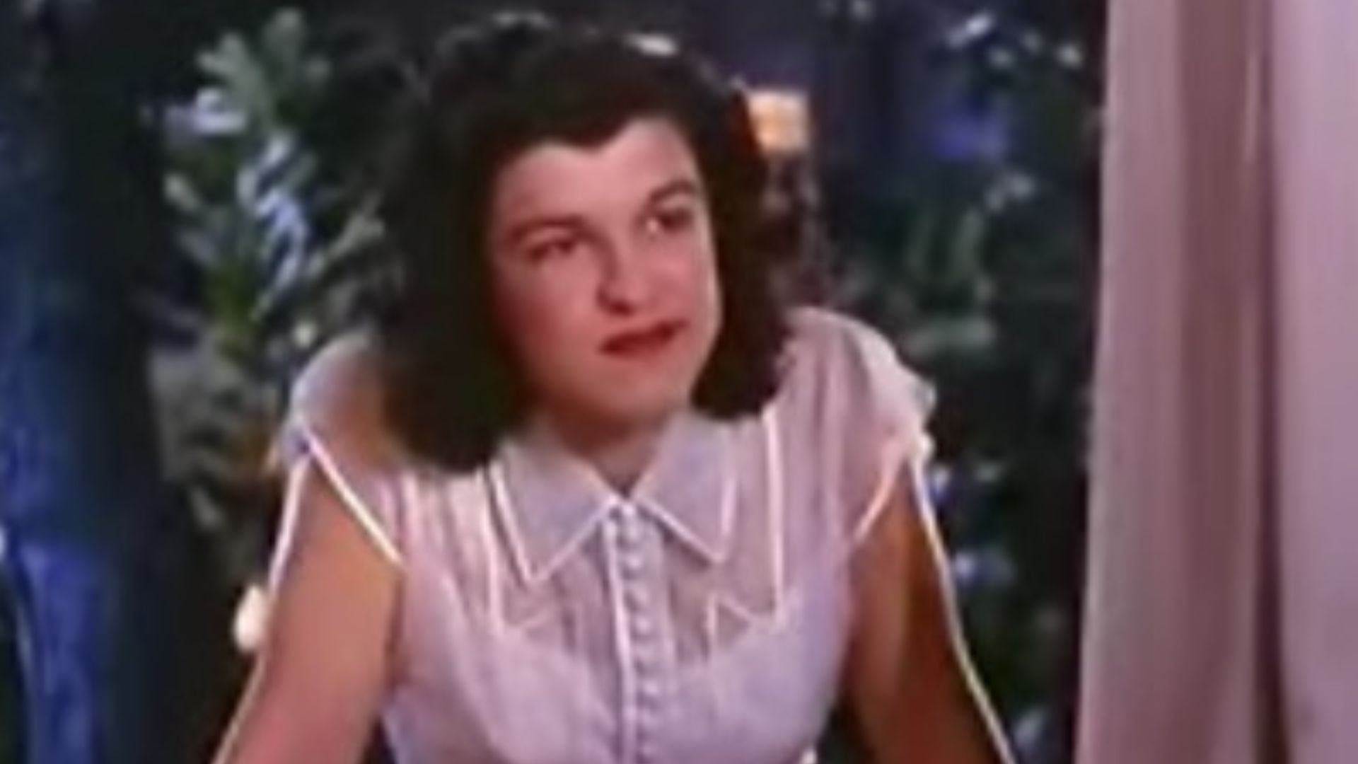 Cropped screenshot of Nancy Walker from the trailer for the film Best Foot Forward